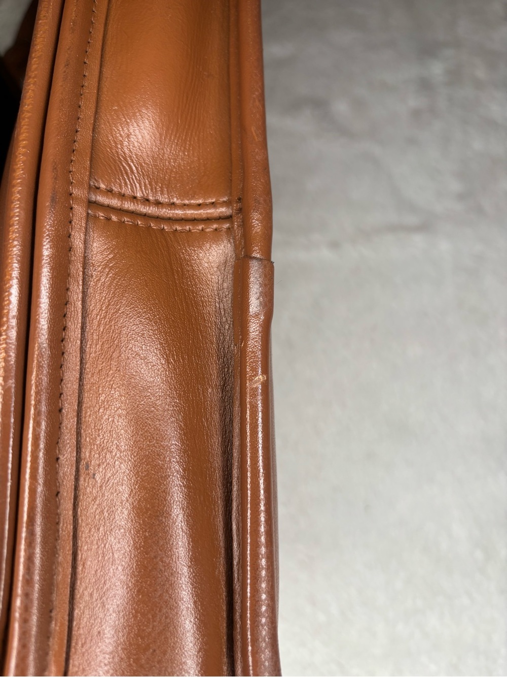 Vintage Coach Brown Leather Turnlock Crossbody Bag Made In United States - Picture 7 of 16